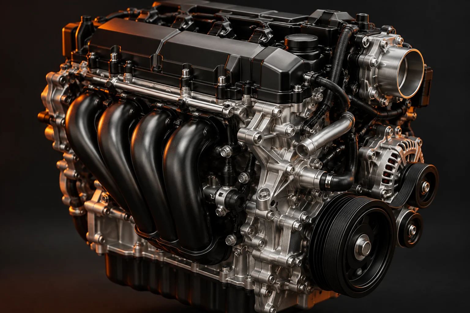 Illustrative engine assembly detail